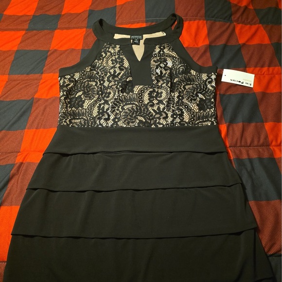 En Focus Studio Dresses & Skirts - Enfocus Studio Knee Length Dress Lace Top Size 14, New